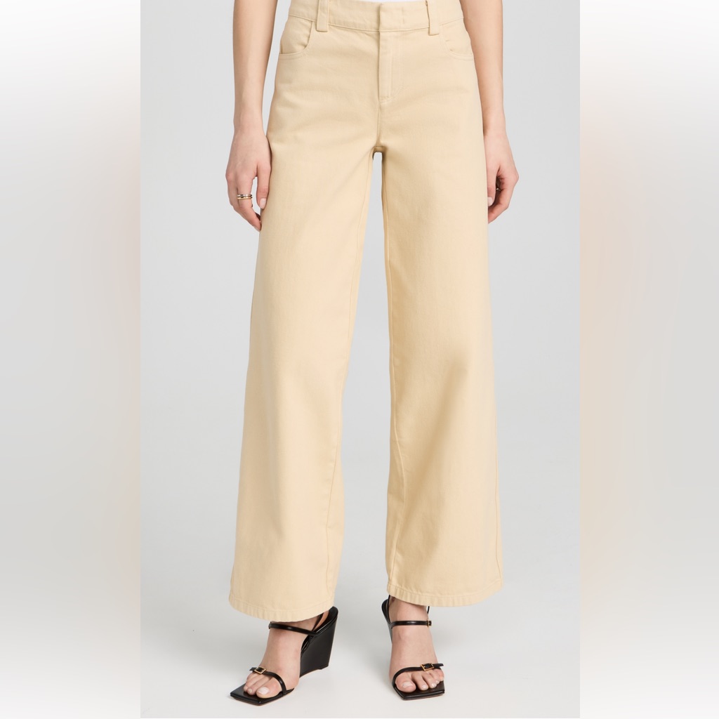 Vince Washed Twill Wide Leg Pants